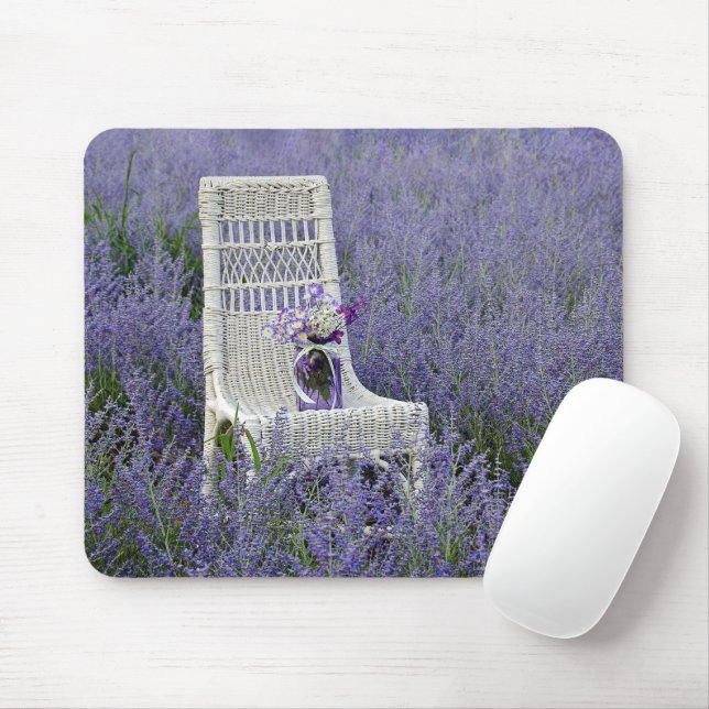 Alfombrilla De Ratón Wicker Chair in Purple Russian Sage (Con ratón)