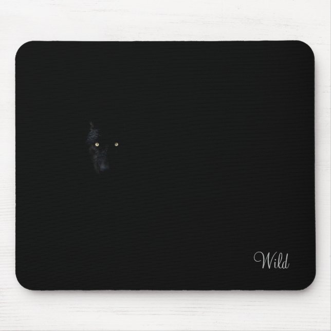 Alfombrilla De Ratón Wild Black Jaguar Mousepad (Frente)