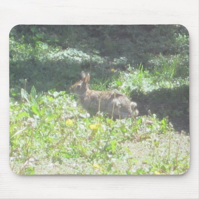 Alfombrilla De Ratón Wild Bunny Mousepad (Frente)