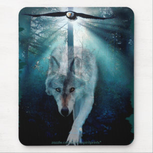 Alfombrilla De Ratón WILD WOLF Serie III Mousepad