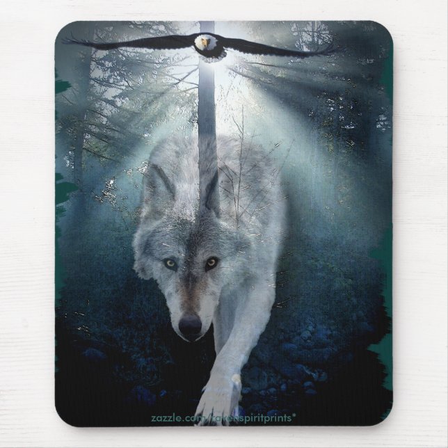 Alfombrilla De Ratón WILD WOLF Serie III Mousepad (Frente)