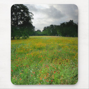 Alfombrilla De Ratón Wildflower Meadow - Butler Trail - Austin Texas