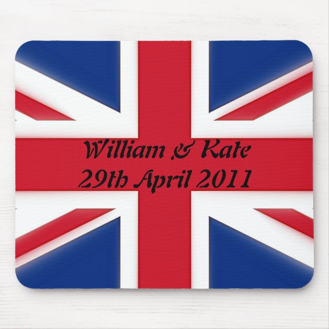 Alfombrilla De Ratón William & Kate - 29 de abril de 2011 (Frente)