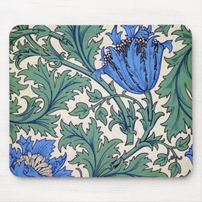 Alfombrilla De Ratón William Morris "Anemone" (Frente)
