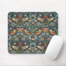 Alfombrilla De Ratón William Morris Art Strawberry Thief Mousepad