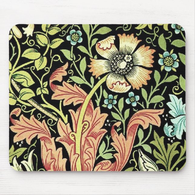 Alfombrilla De Ratón William Morris Compton Wallpaper Classic (Frente)