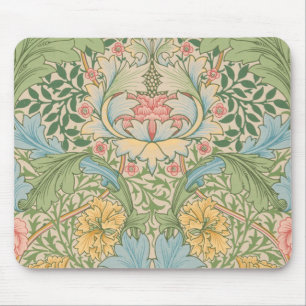 Alfombrilla De Ratón William Morris Flor Floral Botánica Myrtle