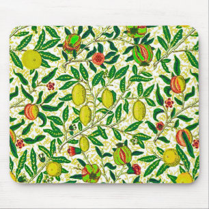 Alfombrilla De Ratón William Morris Fruta exótica, amarillo limón