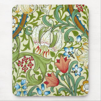 Alfombrilla De Ratón William Morris Garden Lily Wallpaper