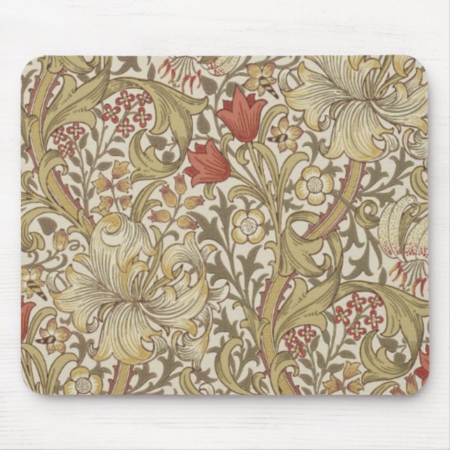 Alfombrilla De Ratón William Morris Golden Lily (Frente)