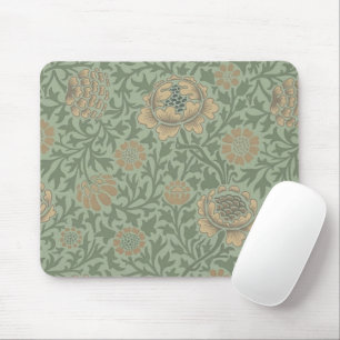 Alfombrilla De Ratón William Morris Grafton Estampado Floral Verde Salv