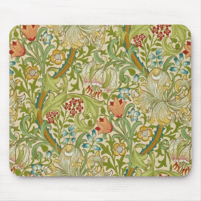 Alfombrilla De Ratón William Morris - Lirio Dorado (Frente)