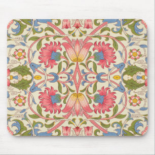 Alfombrilla De Ratón William Morris Lodden Patrón Floral Pastel