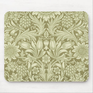 Alfombrilla De Ratón William Morris Sunflower Green Flower