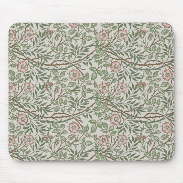 Alfombrilla De Ratón William Morris Sweetbriar Floral Art Nouveau (Frente)
