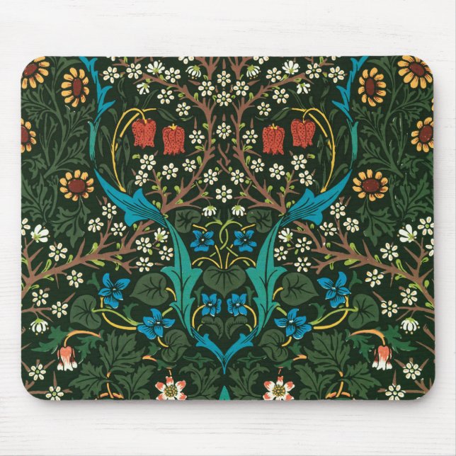 ALFOMBRILLA DE RATÓN WILLIAM MORRIS "TULIPS DESIGN" MOUSE PAD (Frente)