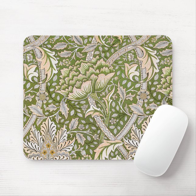 Alfombrilla De Ratón William Morris Windrush Floral Pattern Classic (Con ratón)