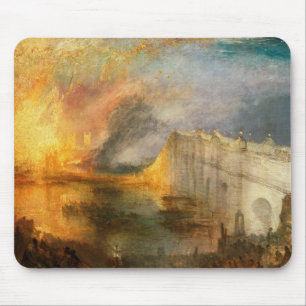 Alfombrilla De Ratón William Turner - La quema del Parlamento