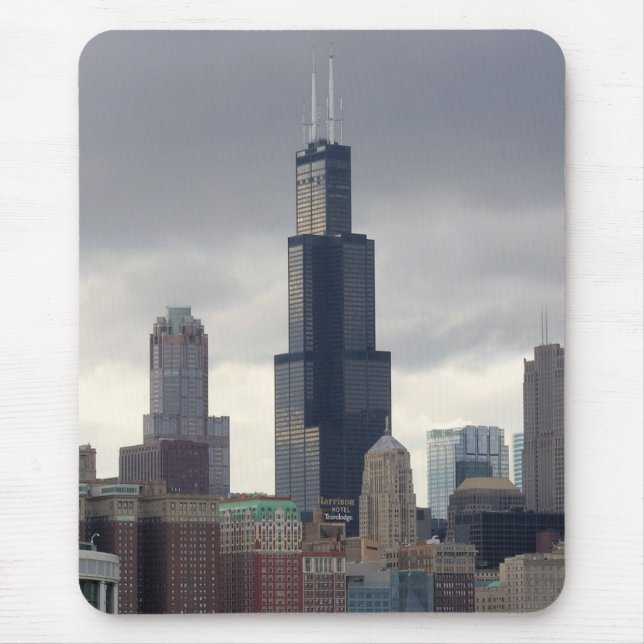 Alfombrilla De Ratón Willis Tower - Chicago, Illinois Mousepad (Frente)