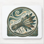 Alfombrilla De Ratón Wind Speaker Mouse Pad<br><div class="desc">This is the Wind Speakers symbol from the serialized web novel The Aeralin Problem.</div>