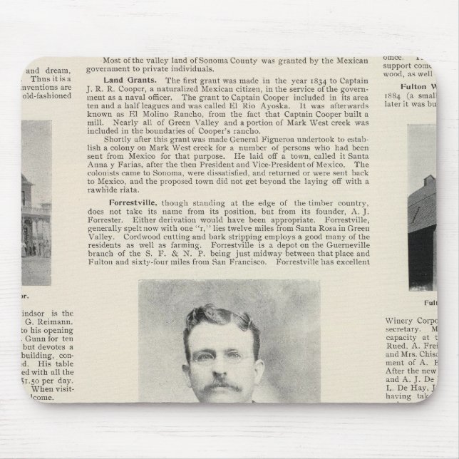 Alfombrilla De Ratón Windsor, Fulton, California (Frente)