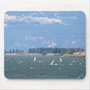 Alfombrilla De Ratón Windsurfing la garganta Mousepad