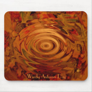 Alfombrilla De Ratón Windy Otumn Day Mousepad