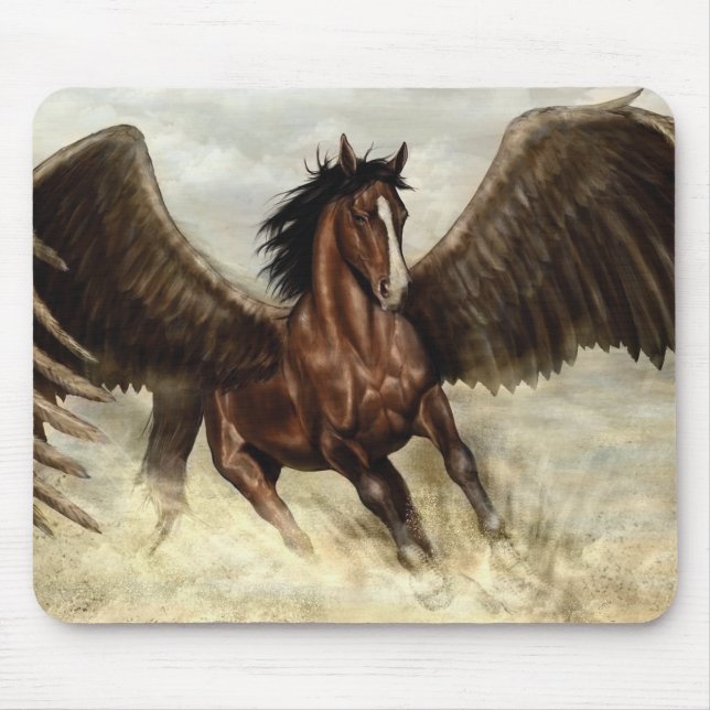 Alfombrilla De Ratón Winged Pegasus (Frente)