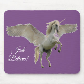 Alfombrilla De Ratón Winged Unicorn