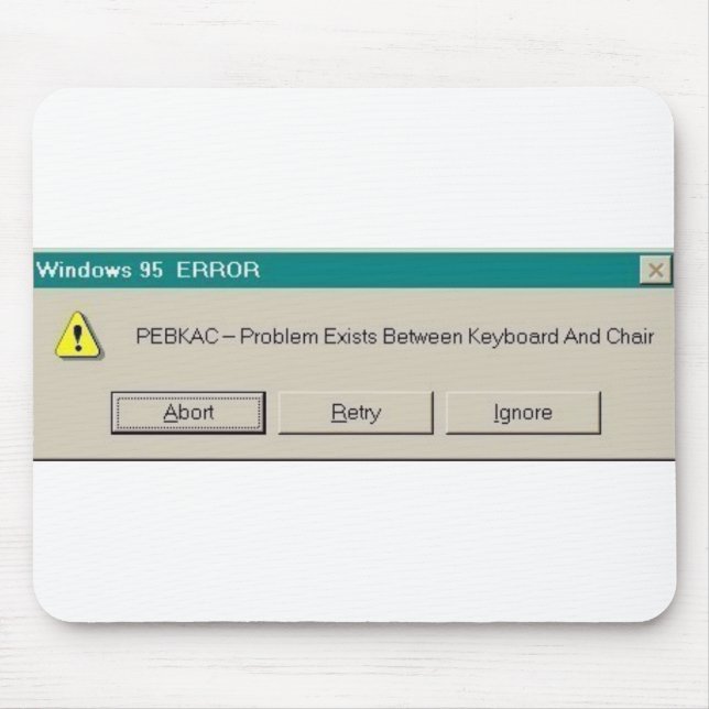 Alfombrilla De Ratón winows 95 (Frente)