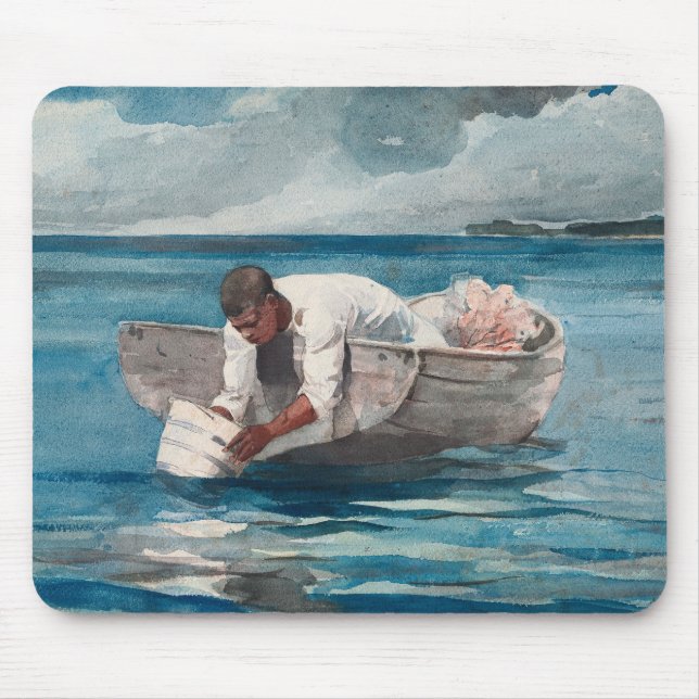 Alfombrilla De Ratón Winslow Homer - El ventilador del agua (Frente)