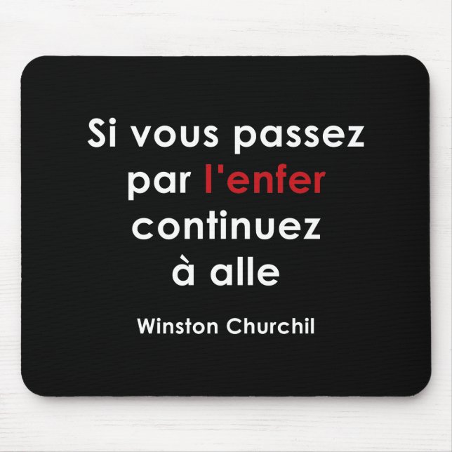 Alfombrilla De Ratón Winston Churchill (Frente)
