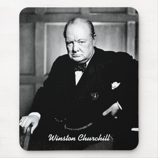 Alfombrilla De Ratón Winston Churchill (Frente)