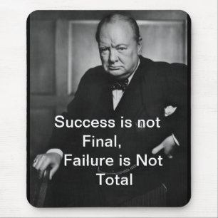 Alfombrilla De Ratón Winston Churchill - Mousepad - éxito