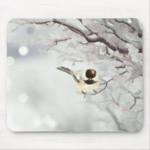 Winsty Tree Chickadee Bird Nombre personalizado