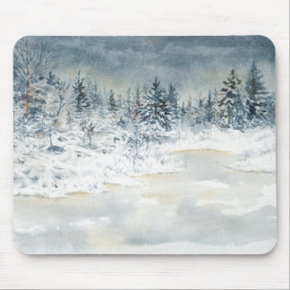 Alfombrilla De Ratón Winter Lake Mousepad