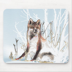 Alfombrilla De Ratón Winter Wolf