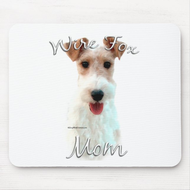 Alfombrilla De Ratón Wire Fox Terrier Mom 2 (Frente)