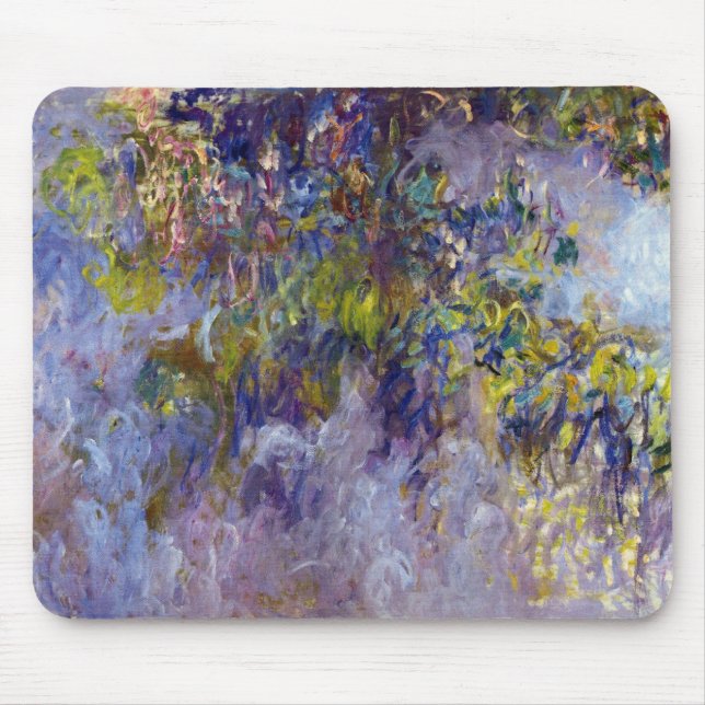 Alfombrilla De Ratón Wisteria (a la izquierda) de Claude Monet (Frente)