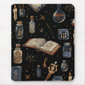 Alfombrilla De Ratón Witchcraft Potion Pattern – Halloween Magic