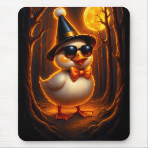 Alfombrilla De Ratón Witchy Duck Halloween Mouse Pad - Funny Personaliz