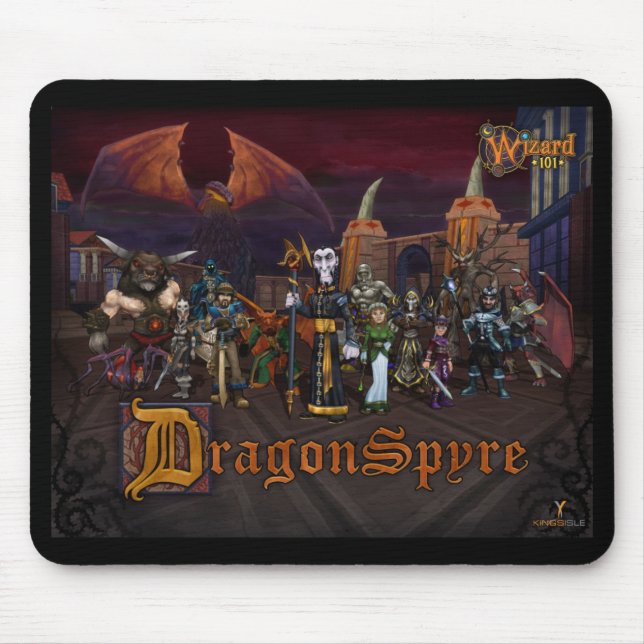 Alfombrilla De Ratón Wizard101 Dragonspyre Mousepad (Frente)