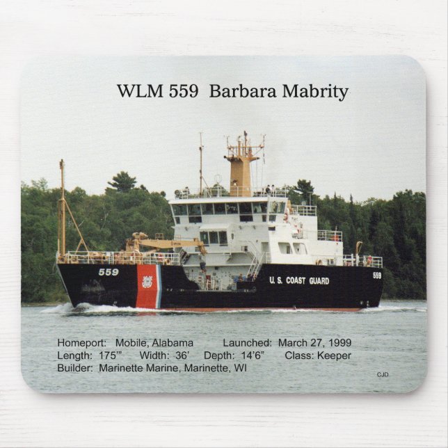 Alfombrilla De Ratón WLM 559 Barbara Mabrity mousepad (Frente)