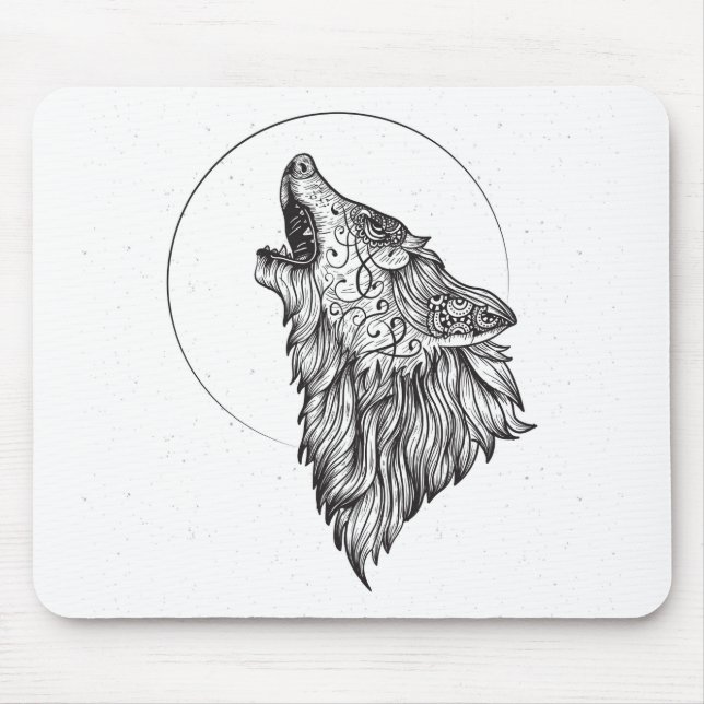 Alfombrilla De Ratón Wolf (Frente)