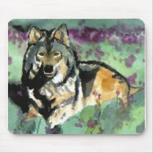 Alfombrilla De Ratón Wolf de Paula Atwell