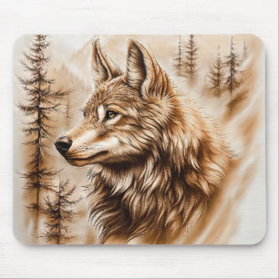 Alfombrilla De Ratón Wolf Mouse Pad