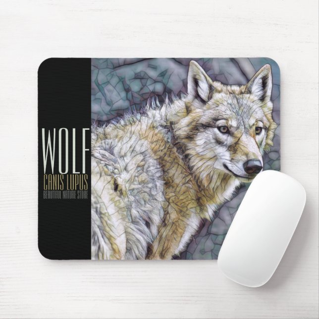Alfombrilla De Ratón Wolf [Mouse pad] (Con ratón)