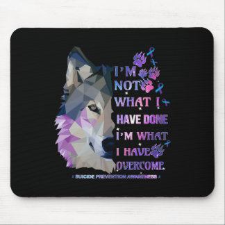 Alfombrilla De Ratón Wolf No soy lo que he hecho, soy lo que he pasado