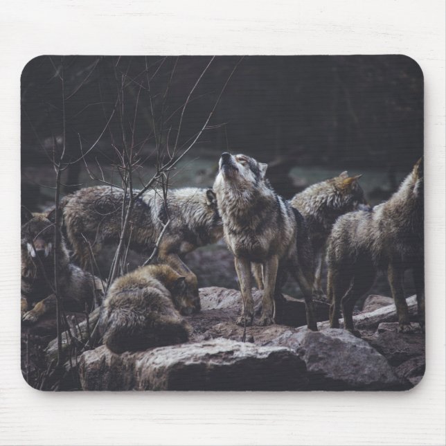 Alfombrilla De Ratón Wolf Pack (Frente)
