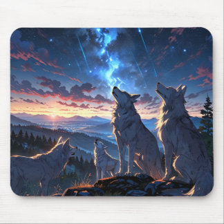 Alfombrilla De Ratón 🌕 🐺 Wolf Pack Mousepad - Unidos por instinto, Dr
